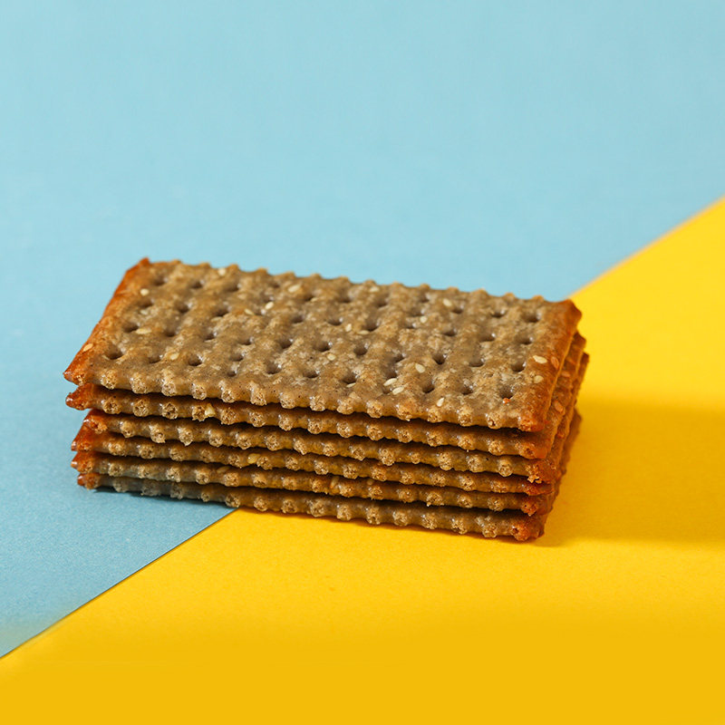 半球味丹黑米苏打饼干418g零食早餐营养代餐饼干梳打粗粮饼干食品