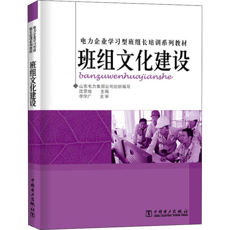 班组文化建设 山东电力集团公司,沈思牧 编 水利电力工程专业书籍 中国电力出版 9787508370026