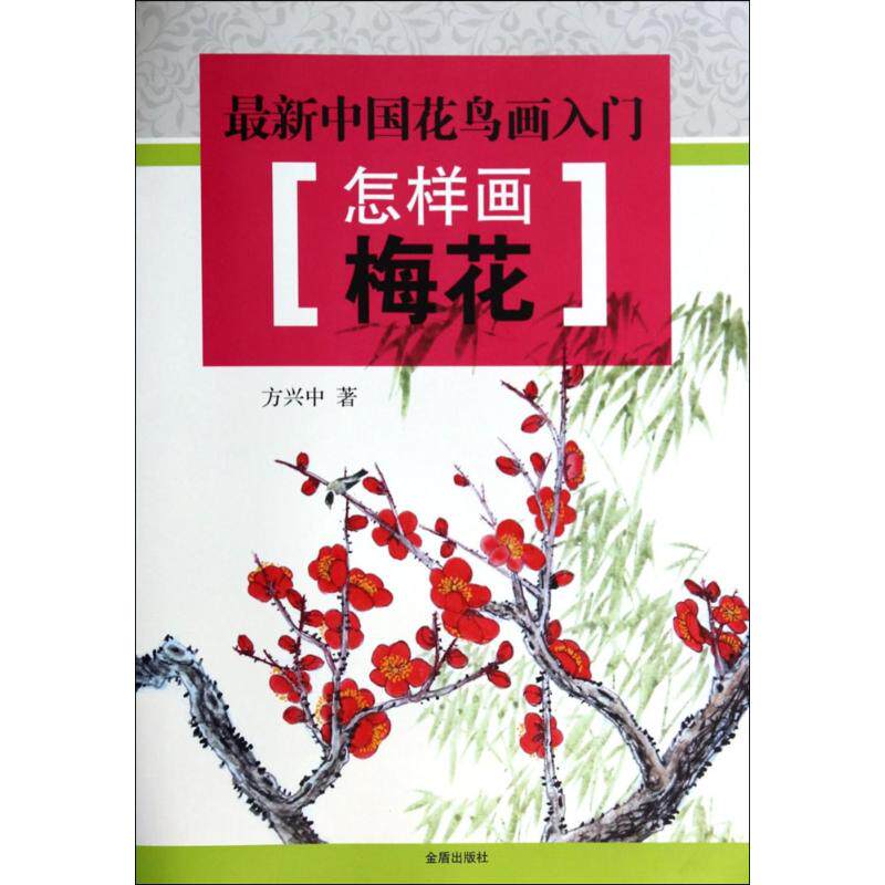 怎样画梅花(*新中国花鸟画入门)  国画基础技法入门教程教材 花卉绘画