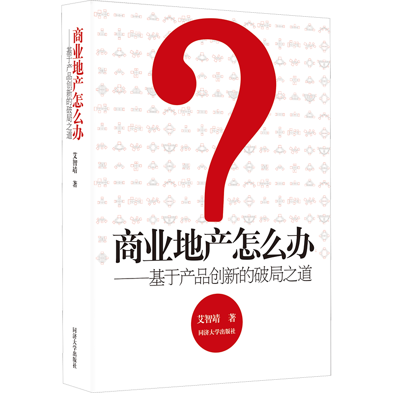 商业地产怎么办——基于产品创新的破局之道 艾智靖 著 房地产开发运营管理专业书籍 同济大学出版
