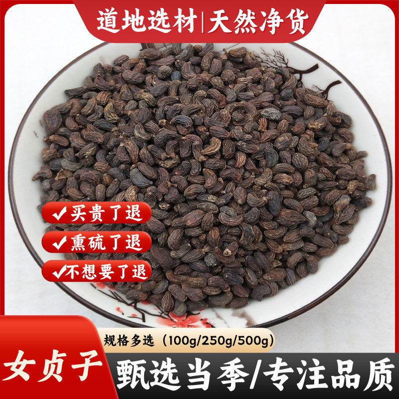 女贞子中药材 正品500g克野生鸡腰子女贞子茶 女贞实 冬青子 包邮