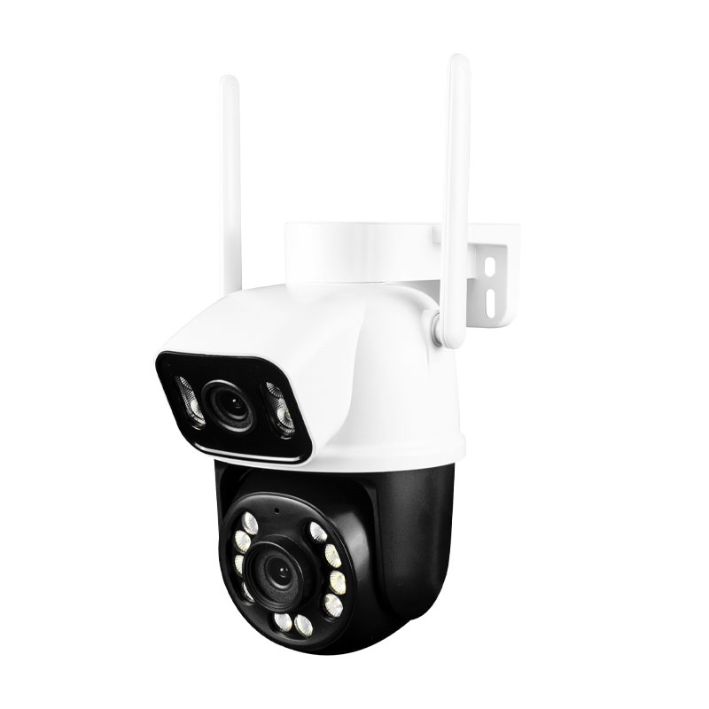 跨境电商ICSEE超级看看双摄像头wifi球机camera黑白600万