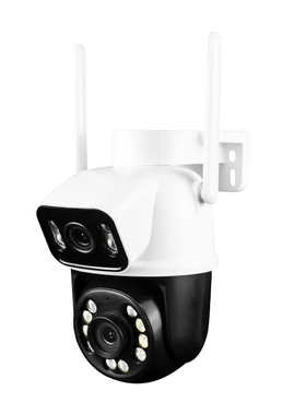 跨境电商ICSEE超级看看双摄像头wifi球机camera黑白600万