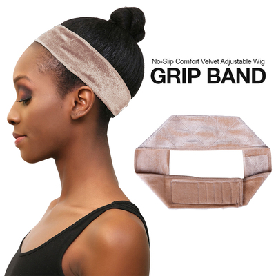 Velvet Adjustable Wig Lace Grip Hair Band Headband假发带 cap
