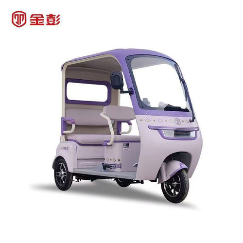 金彭SU7电动三轮车带篷家用代步