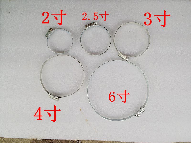 铁镀锌强力喉箍 不锈钢卡箍接头卡扣水带管夹管卡水管固定夹管箍