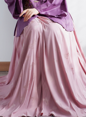 【砚池荷声】【百蝶闹春】春夏汉服褙子对穿交飞机袖马面半袖背心