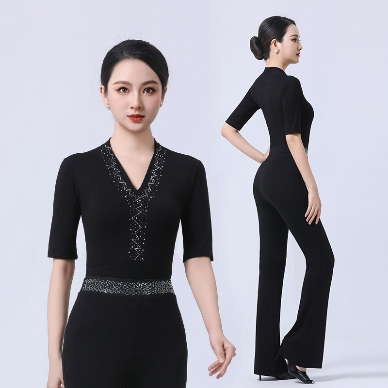 2025新款秋冬形体训舞蹈练服装女
