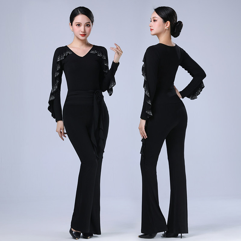 形体训练礼仪培训服拉丁舞练功服