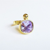 捷克钻 小夜曲工坊 指环 九紫离火 丁香色 Tilly purple紫薇星