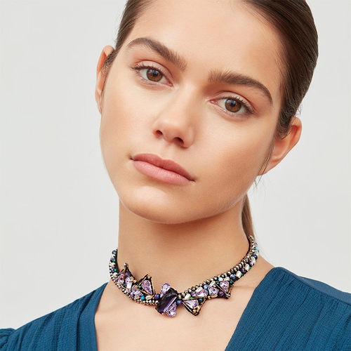 原创蝴蝶结nocturne项链项圈