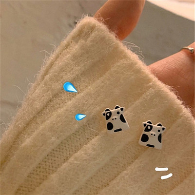 s925银针可爱迷你精致简约气质女