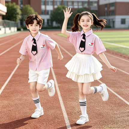 六一儿童节啦啦队表演服小学生合唱演出服男女学院风幼儿园毕业照