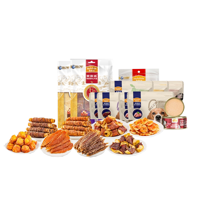 麦富迪狗零食11种天然肉干