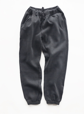 会员店铺尾货男装秋冬季保暖加绒卫裤深灰色加厚卫裤有弹性运动家