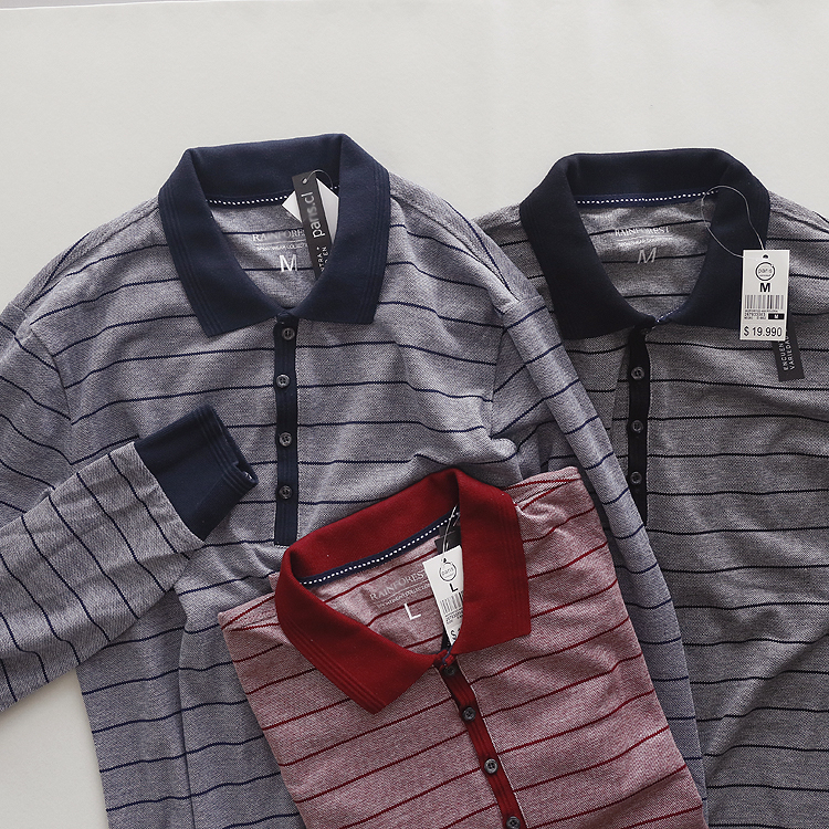 外贸原单尾货男POLO衫