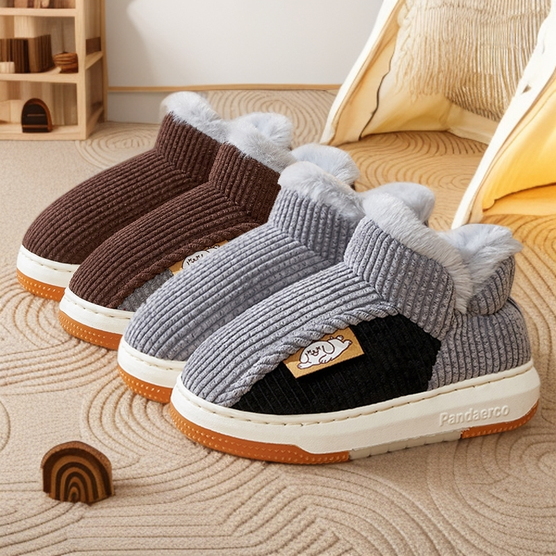 儿童棉拖鞋男童冬季加绒加厚保暖鞋女童宝宝防滑包跟棉鞋中大童,居家布艺,居家亲子拖鞋,淘宝优惠券,粉丝福利购,淘宝优惠卷