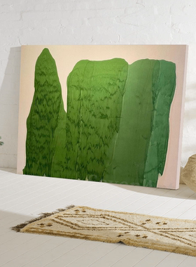 巨幅艺术画客厅装饰画背景画简约