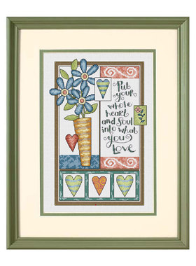 小小鱼 DMC绣线十字绣套件DIM135-35189印象小花字母