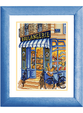 小小鱼ANC绣线十字绣套件 C1623面包房精准印花新品手工