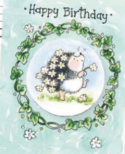 小小鱼ANC十字绣套件Cross230-9卡通刺猬精准印花 不含卡片