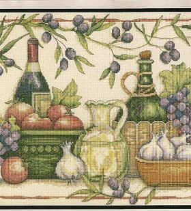 小小鱼DIM混合绣线十字绣套件DIM185-35232厨房水果美酒