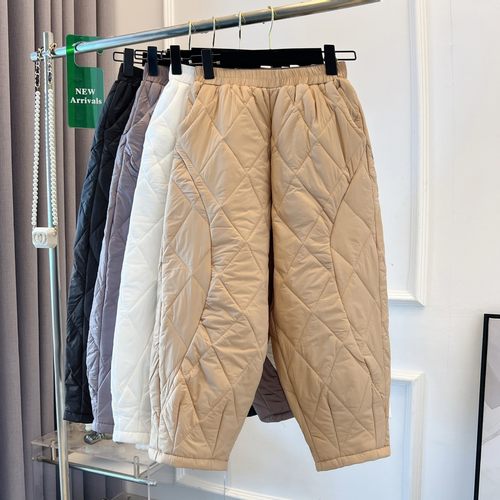 羽绒棉裤女冬季外穿保暖裤