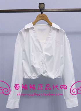 现货TeenieWeenie小熊26年春款正品衬衫TTYA2652W2B-00 YA2652W2B