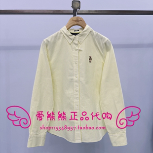 现货TeenieWeenie小熊26年春正品衬衫TTYS2612C2E-00 YS2612C2E