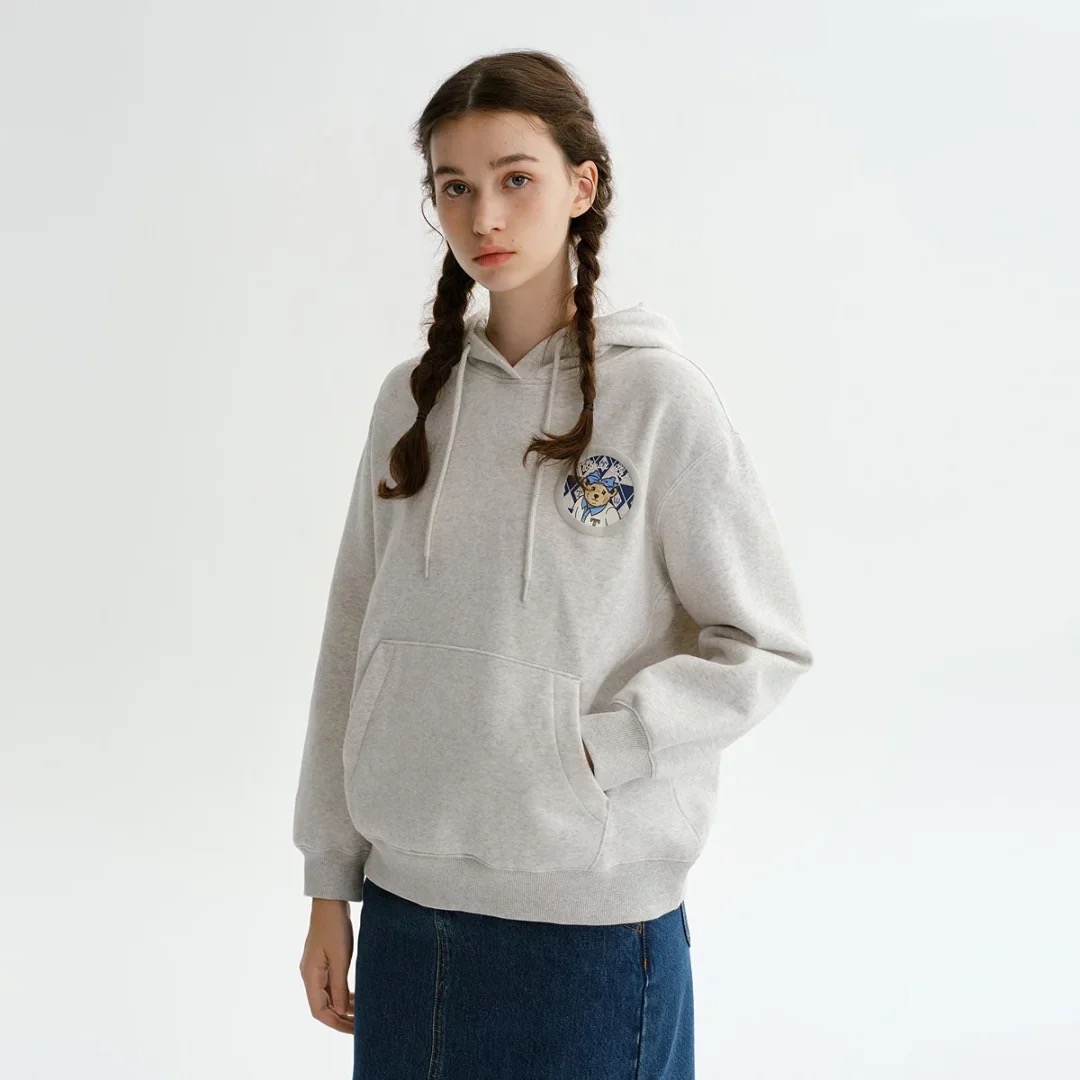 现货TeenieWeenie小熊25年冬加绒卫衣TTMW25OT02Z-00 MW25OT02Z