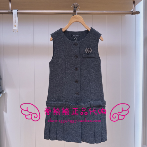现货TeenieWeenie小熊25年正品连衣裙TTOW254VW1B-00 OW254VW1B