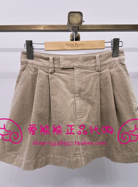 现货TeenieWeenie小熊25冬正品短裙TTWH254VC3D-00 WH254VC3D