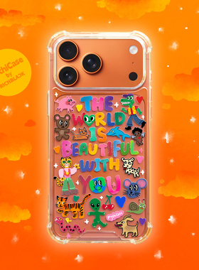 MythiCase by RICHBLACK 爱之引力mc132 四角防摔亚克力透明手机壳 适用于iPhone17/17Pro/17ProMax/Air