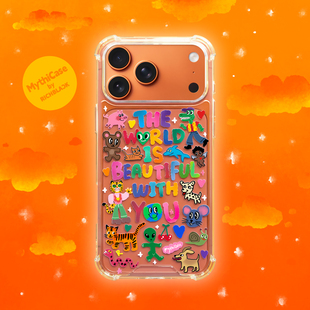 MythiCase by RICHBLACK 爱之引力mc132 四角防摔亚克力透明手机壳 适用于iPhone17/17Pro/17ProMax/Air