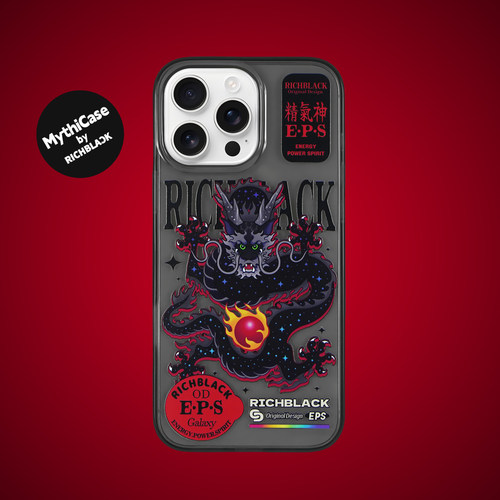 MythiCase by RICHBLACK 透黑银河龙mc90 磁吸手机壳适用于iPhone17/18Pro/18ProMax