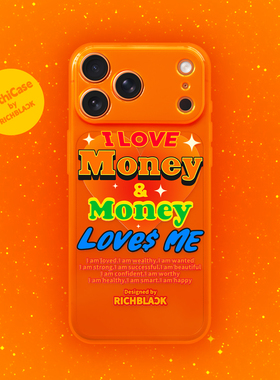 MythiCase by RICHBLACK MLM星光橙mc139 荧光橙半透明手机壳 适用于iPhone17/17Pro/17ProMax