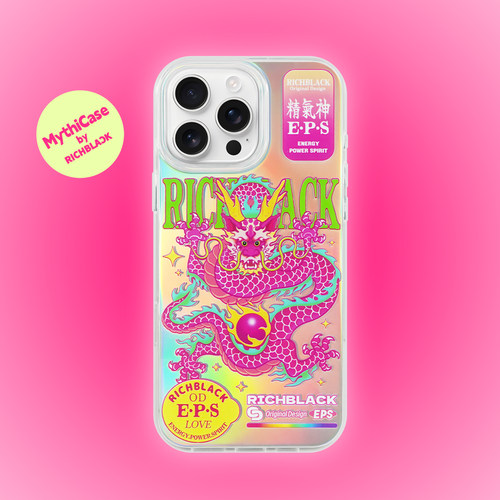 MythiCase by RICHBLACK 镭射粉龙mc83 手机壳适用于iPhone17/17Pro/17ProMax