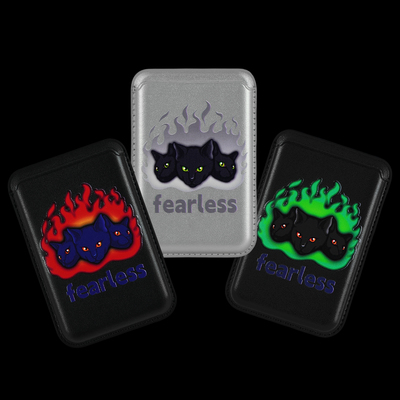 MythiCase by RICHBLACK 磁吸卡包系列PART2 火焰猫咪