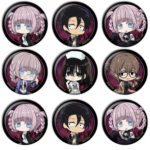 彻夜之歌动漫谷子 吧唧徽章朝井 夜守更七草周边镭射挂件胸章F