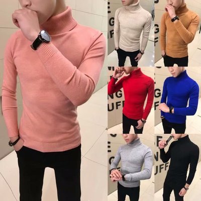 快手红人社会小伙精神紧身针织衫