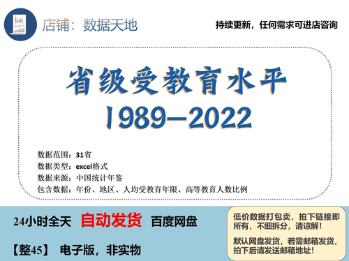 各省人力资本人均受教育年限数据，高等院校比例Excel2022