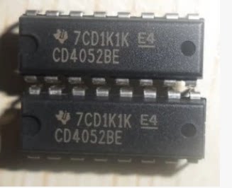 全新 CD4052BE HEF4052BP多路复用器 直插DIP16