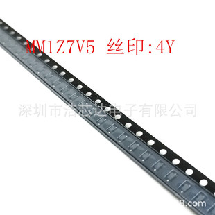 MM1Z7V5 丝印:4Y 进口芯片 封装:SOD-123 稳压管 3K/盘
