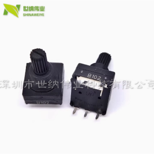 碳膜 PC1601-V-B102-M10-P18 B1K 电位器 黑色 全新原装
