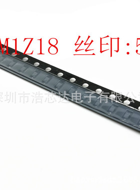 MM1Z18 丝印:5J 进口芯片 封装:SOD-123 稳压管 3K/盘
