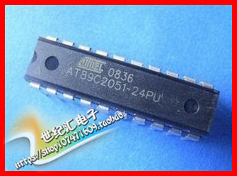 51单片机 89C2051 AT89C2051-24PU 全新 直插芯片 DIP-20 20脚