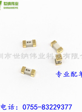 美国力特 1808 LF 2A 125V 方形快断贴片保险丝管 0451002.MRL