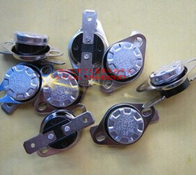 KSD301温控器 10A250V 0度-105度 常开 平脚活扣 KSD301温控开关