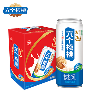 12罐 核桃乳240ml 六个核桃精研型 智汇养生添加益生元