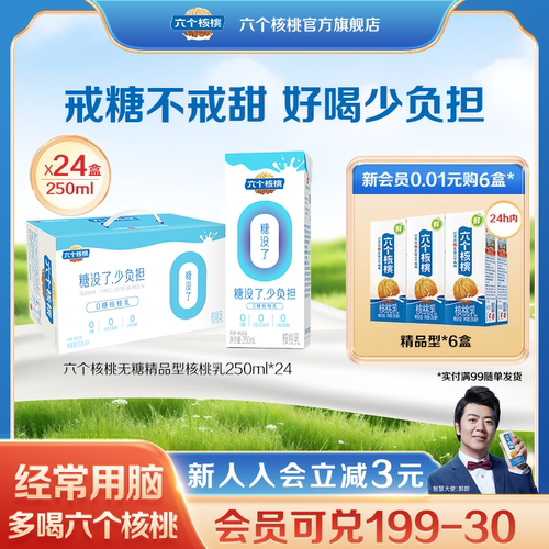 无糖精品植物蛋白核桃乳